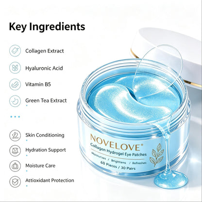 NOVELOVE® Collagen Hydrogel Eye Patches